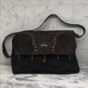 Brown Suede Bag